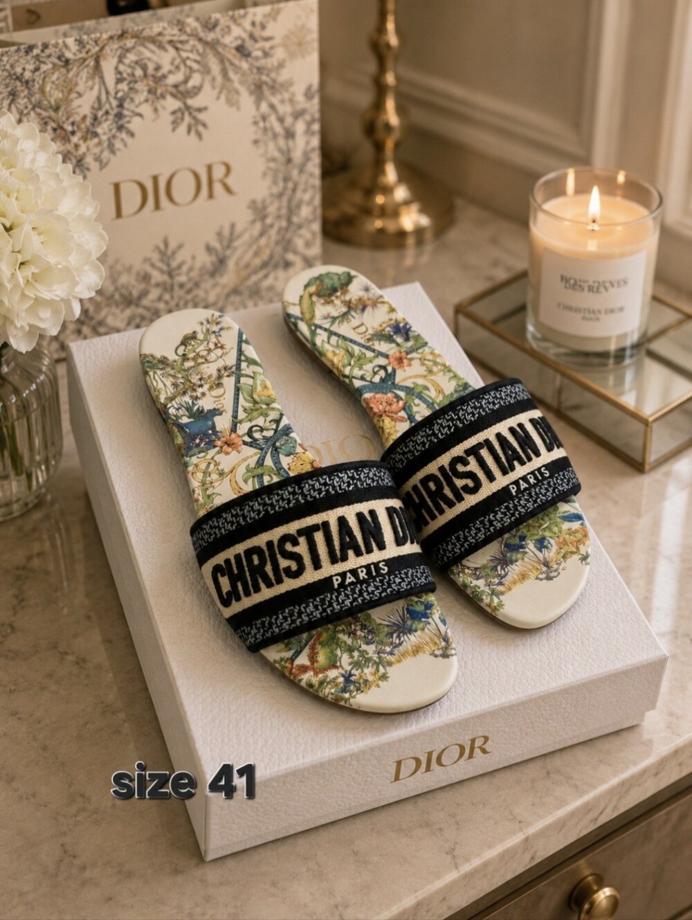Christian Dior Dway Slide Sandals